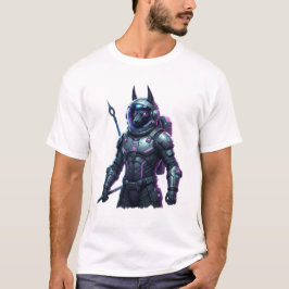 Futuristisch Cyberpunk Krijger Sci-Fi Grafische T- T-shirt