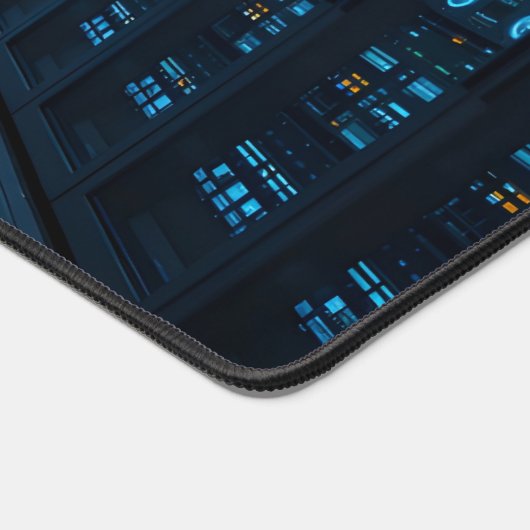 futuristisch datacenterpad bureaumat (Hoek)