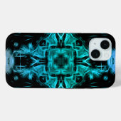 Futuristisch Elektrisch Plasma Fractal Design Case-Mate iPhone Case (Achterkant (horizontaal))