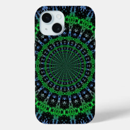 Futuristisch Elektrisch Plasma Fractal Design iPhone 15 Case