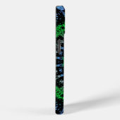 Futuristisch Elektrisch Plasma Fractal Design Case-Mate iPhone Case (Achterkant / Rechts)