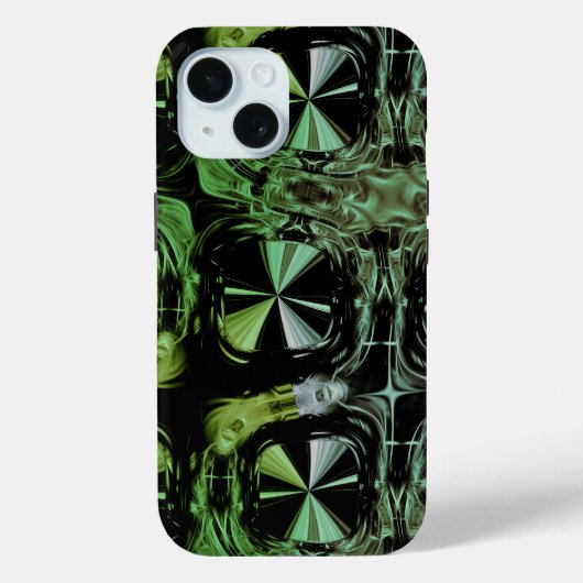 Futuristisch Elektrisch Plasma Fractal Design Case-Mate iPhone Case (Achterkant)