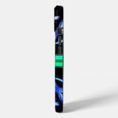 Futuristisch Elektrisch Plasma Fractal Design Case-Mate iPhone Case (Achterkant / Links)