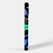 Futuristisch Elektrisch Plasma Fractal Design Case-Mate iPhone Case (Achterkant / Rechts)