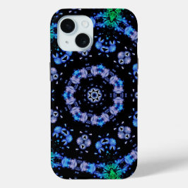 Futuristisch Elektrisch Plasma Fractal Design iPhone 15 Case