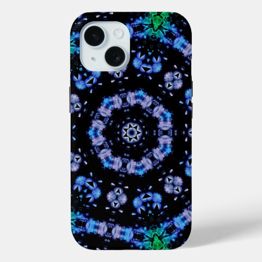 Futuristisch Elektrisch Plasma Fractal Design Case-Mate iPhone Case (Achterkant)