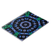 Futuristisch Elektrisch Plasma Fractal Design Notitieboek (Linkerzijde)
