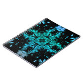 Futuristisch Elektrisch Plasma Fractal Ontwerp Notitieboek (Linkerzijde)