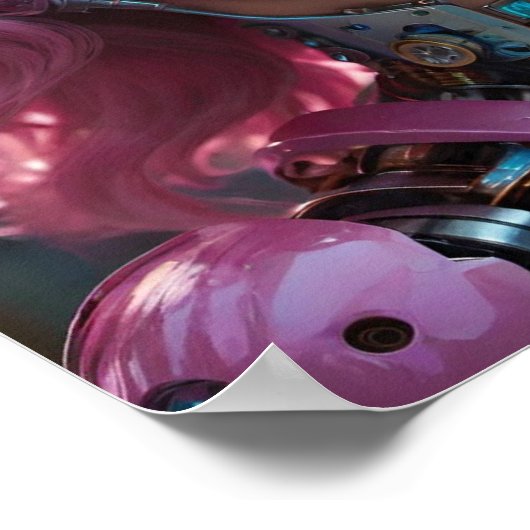 futuristisch esthetisch poster (Hoek)