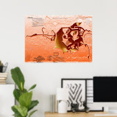 Futuristisch Evo-Poster afdrukken Geoptimaliseerd Poster (Thuiskantoor)