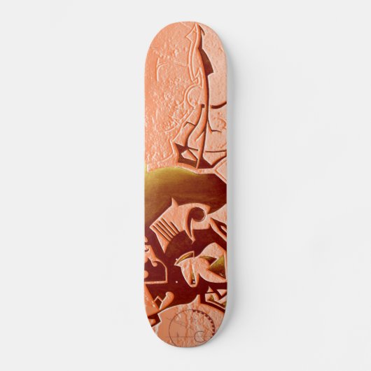 Futuristisch Evo-skateboard Skateboard (Voorkant)