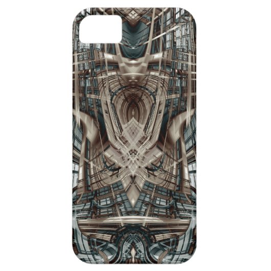 Futuristisch fantasiegebouw Case-Mate iPhone case (Achterkant)
