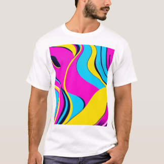 Futuristisch geometrisch Abstract T-shirt Design