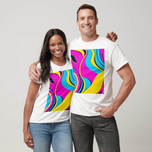 Futuristisch geometrisch Abstract T-shirt Design (Unisex)
