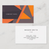 Futuristisch Geometrisch Visitekaartje (Voorkant / Achterkant)