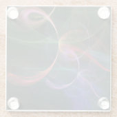 Futuristisch Glazen Onderzetter (Achterkant)
