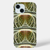 Futuristisch groen, wit en Sinaasappel Abstract Case-Mate iPhone Case (Achterkant)
