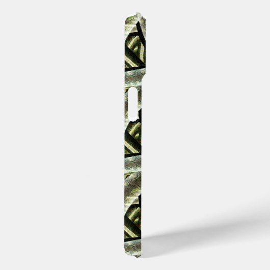 Futuristisch groen, wit en Sinaasappel Abstract Case-Mate iPhone Case (Achterkant / Rechts)