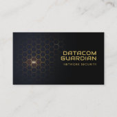 Futuristisch Hexagonal Pattern Hitech | Modern Visitekaartje (Voorkant)