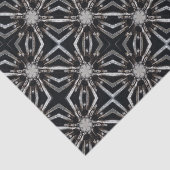 Futuristisch industrieel printpatroon tissuepapier (Detail)