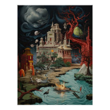 Futuristisch kasteel avontuur Cyber World