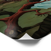 Futuristisch kasteel avontuur Cyber World Perfect Poster (Hoek)