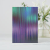 Futuristisch kleurenbeeld blanco inviteringsontwer kaart (Staand voorkant)