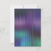 Futuristisch kleurenbeeld blanco inviteringsontwer kaart (Achterkant)
