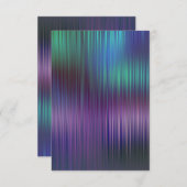 Futuristisch kleurenbeeld blanco inviteringsontwer kaart (Voorkant / Achterkant)