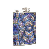 Futuristisch kristal X7-12 Flask Heupfles (Rechts)