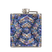 Futuristisch kristal X7-12 Flask Heupfles (Achterkant)