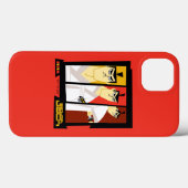 Futuristisch Lijst met Samurai Jack-teken op drie Case-Mate iPhone Case (Achterkant (horizontaal))