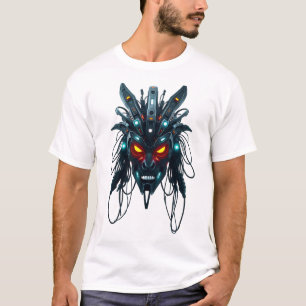 Futuristisch masker Tribal Face T-shirt