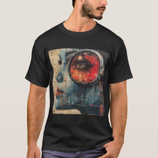 futuristisch moment t-shirt (Voorkant)