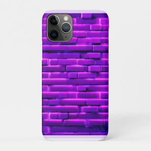 Futuristisch Neon Bakstenen Muurontwerp Case-Mate iPhone Case