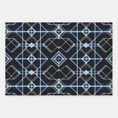 futuristisch neonrasterpatroon inpakpapier vel (Voorkant 3)