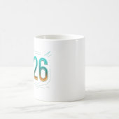 Futuristisch Nieuwjaar 2026 Mok – Stijlvol feest (Center)