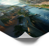 Futuristisch Recife Cityscape Poster (Hoek)