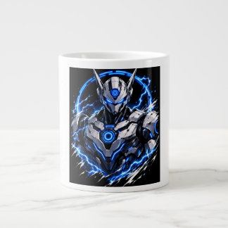 🔷 Futuristisch Robot T-Shirt | NEX Grote Koffiekop