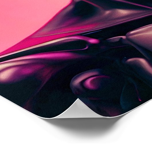 Futuristisch robotskelet poster (Hoek)