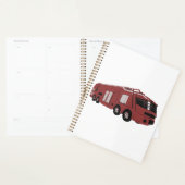 Futuristisch rood sciencefiction-commando voertuig planner (Display)
