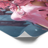 Futuristisch Roze Mech Poster - Onthulling van de  (Hoek)