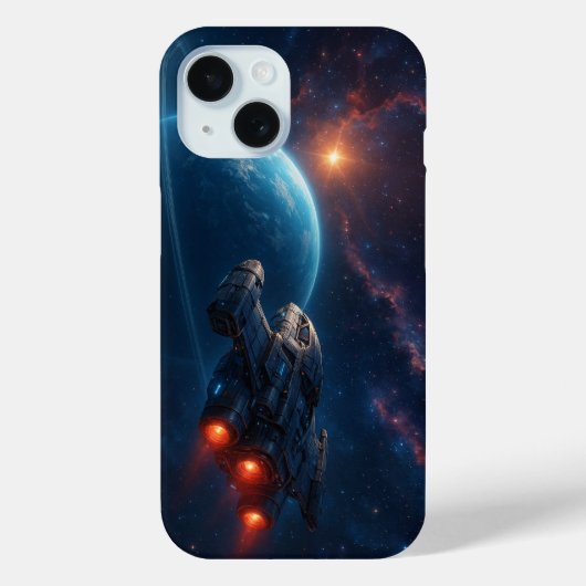 futuristisch ruimteschip Case-Mate iPhone case (Achterkant)