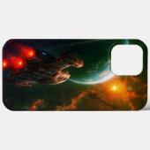 futuristisch ruimteschip Case-Mate iPhone case (Achterkant (horizontaal))
