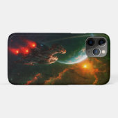 futuristisch ruimteschip Case-Mate iPhone case (Achterkant (horizontaal))