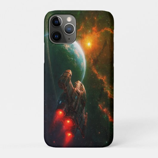 futuristisch ruimteschip Case-Mate iPhone case (Achterkant)
