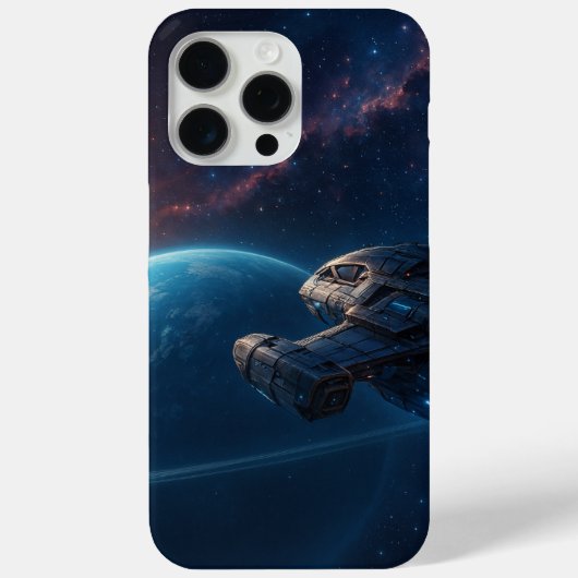 futuristisch ruimteschip Case-Mate iPhone case (Achterkant)