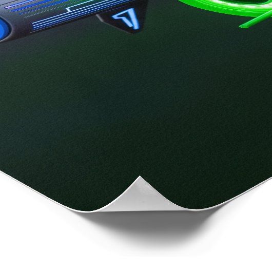 Futuristisch Ruimteschip Vogelhuis Poster (Hoek)