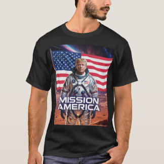 Futuristisch ruimtethema t-shirt