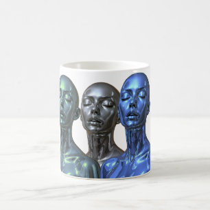 Futuristisch Schoonheidstrio Koffiemok